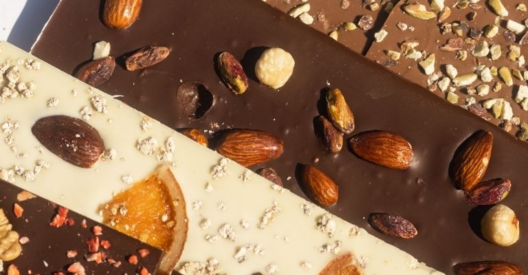 recette tablette chocolat avec toppings